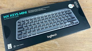 Logitech MX Keys Mini (German): Small, Ergonomic, Wireless Keyboard for Windows & macOS (Unboxing)