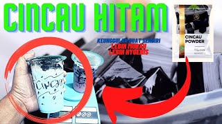 cara membuat cincau hitam untuk capcin