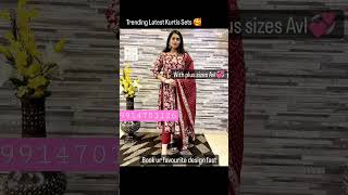 #kurtis Sets Avl.🎉❣️ readymade kurti sets 😍.Send screenshot to 9914701126 of your favourite design💕🤩