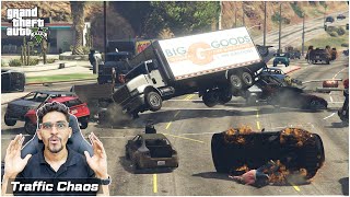 IMPOSSIBLE! To Survive Traffic Chaos | GTA V Mod | Free Fire Chrono