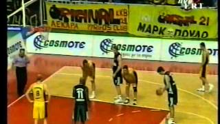 ΑΕΚ-ΠΑΟ 80-67(2000).  7/7