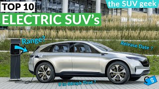 Top 10 - Electric SUV Crossovers Coming up in 2021 – 2022 (USA / Canada)