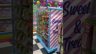 Sweet shop at Alton Towers #dayout #familyvlog #travelvlog