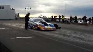 FIRE FORCE 3 JET CAR - IN ICELAND 1/8 MILE - 3.89@215mph