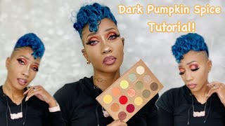 Dark Pumpkin Spice Fall Eye Look | Nomad Cosmetics Hudson Valley Palette