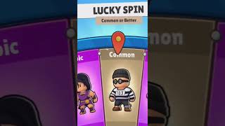 lucky Spin #stumbleguys #luckyspin #uncommonskin #tiktok #fastestplayer #highlights #dailyspin