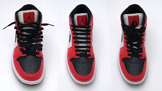 3 Cool Ways How To Lace Nike Air Jordan 1 | Nike Air Jordan 1 MID Lacing