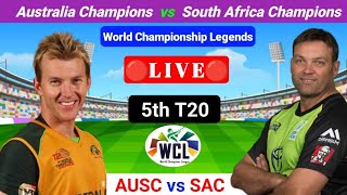 AUSTRALIA CHAMPIONS VS SOUTH AFRICA CHAMPIONS T20 LIVE MATCH SCORES AND COMMENTARY