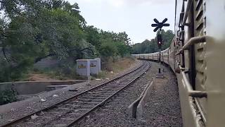 Mighty Ranakpur express arriving at jodhpur station