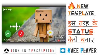 🔥 How To Create Trending Status Video's,🔥 Trending Avee player Template 2020 | Sr Tech Zone