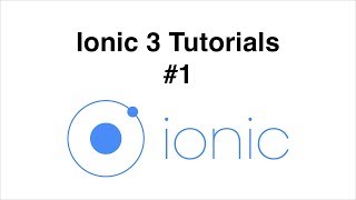 สอน ​Ionic 3 (ตอนที่ 1) - ติดตั้ง Ionic