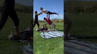 3 Person Acroyoga Poses To Try #acroyoga