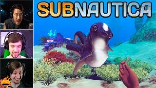 Gamers Reactions to the Cuddle Fish (Cute Fish) | Subnautica