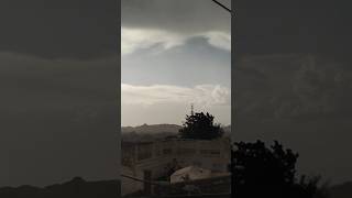 Suddenly started a storm during sunlight #shorts #youtubeshorts #storm