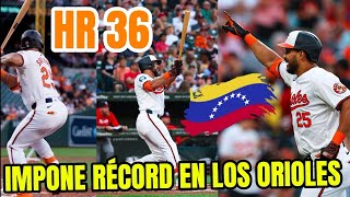 Anthony Santander, el ambidiestro venezolano con más jonrones en una temporada de la MLB