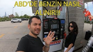 Amerika'da BENZİN Nasıl Alınır!!! Amerika'da BENZİN sudan ucuz!! İzleyin ve Görün..