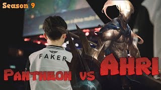 Faker - Pantheon vs Ahri Mid - Patch 9.20 LoL Season 9 KR Ranked | League of Legends Replays