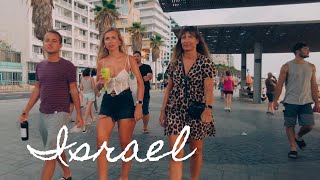 Tel Aviv Israel Beach Walk 4k Walking Tour Vlog 🇮🇱 Israel NOW 2024 Beach UPDATE (Part 2)