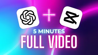 Learn to Create Full Videos with this AI Plugin Tutorial ▶️ ChatGPT + CapCut