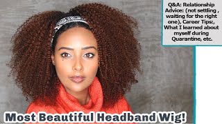 The Most Natural Protective Style for Type 4 Hair ft RPGSHOW Headband Wig | No Glue, No Work Needed