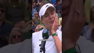 Elina Svitolina’s HEARTWRENCHING Wimbledon tribute to Ukraine 💔🇺🇦 #tennis