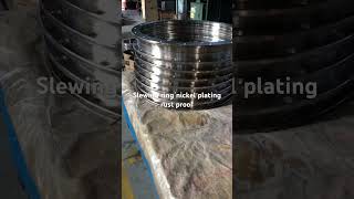 #slewingbearing #machine Slewing bearing - nickel plating - rust prevention increased 10 times