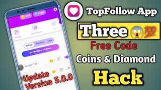 TopFollow New Update 2022 || Top Follow App New Promo Codes 2022