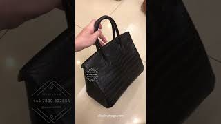 Birkin 25 Matte Crocodile #billionairelifestyle #luxurylife #hermeslover  #luxurybag #ootd #rolex