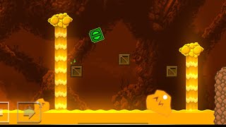 Dungeon! My first platformer level in Geometry Dash!