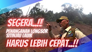 Segera❗❗❗ Kebut  penanganan longsor Sitinjau Lauik, Gubernur Mahyeldi instruksikan hari ini dimulai