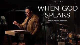 Efrain Perdomo | Listening To God | Liberty Christian Church