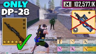 LEGENDARY DP-28 CHALLENGE IN ARTIC BASE & MISTY PORT✅| PUBG METRO ROYALE