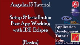 AngularJS Tutorial for Beginners.Setup &Installation.My First App Working   with IDE  Eclipse.