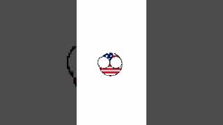 AMERICA TURNS INTO  64 bits #animation #fypシ #funny #countryballs #meme