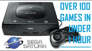 Over 100 Sega Saturn Games In Under 1 Hour