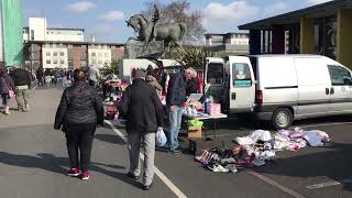 Ballymun Car Boot Sale in Dublin IRELAND - 20 March 2022