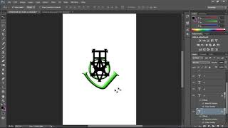 How to make a personalized LOGO using the letters of your name in Photoshop CC