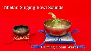 ゆったりしたチベットの鐘の音と美しい伊豆の波.The Relaxing Sound of Tibetan Bells and The Beautiful Waves of Izu.