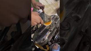 BULLET ENGINE BUFFING AT HOME || सबसे आसान तरीक़ा 😱 #bullet only 100 rupees #shortsfeed