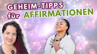 Erfolg mit AFFIRMATIONEN - meine 3 GEHEIMTIPPS