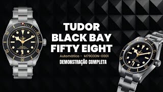 Demonstração Relógio Tudor Black Bay Fifty Eight Automático Preto M79030N-0001