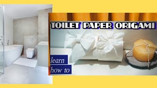 TOILET PAPER ORIGAMI 🧻