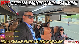 ENAK YA KALO JADI DRIVER ADA PRAMUGARI CANTIK NYA BERSAMA PAOTERE SEMUA BISA UMRAH