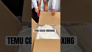 TEMU COUCH UNBOXING #shorts