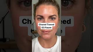 Chanel Les 4 Ombres Tweed Eyeshadow Palette 03 Fauve #shorts #goldenhour