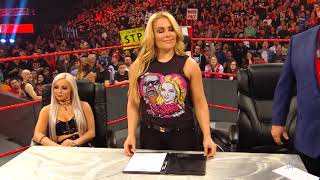 WWE Monday Night Raw - Women's Elimination Chamber Match Contract Signing (2020-02-24)