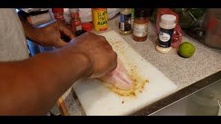 Cooking Baked Catfish how to.Oh Soooooo good.