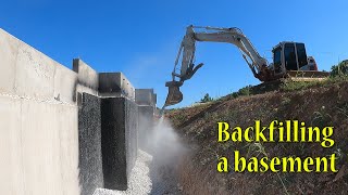 Backfilling The Basement I Dug Earlier This Year