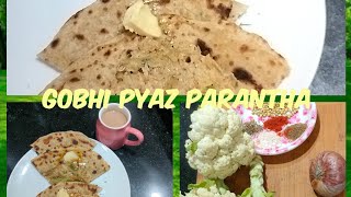 Murthal Famous Tava Gobhi Parantha With Butter @Home Recipe| Mom Recipe|😋Punjabi Kitchen Recipe