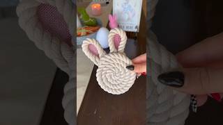 DIY dollar store bunny coaster 🐰🌸 #fy #foryou #craft #crafting #easter #easterdiy #easter2024